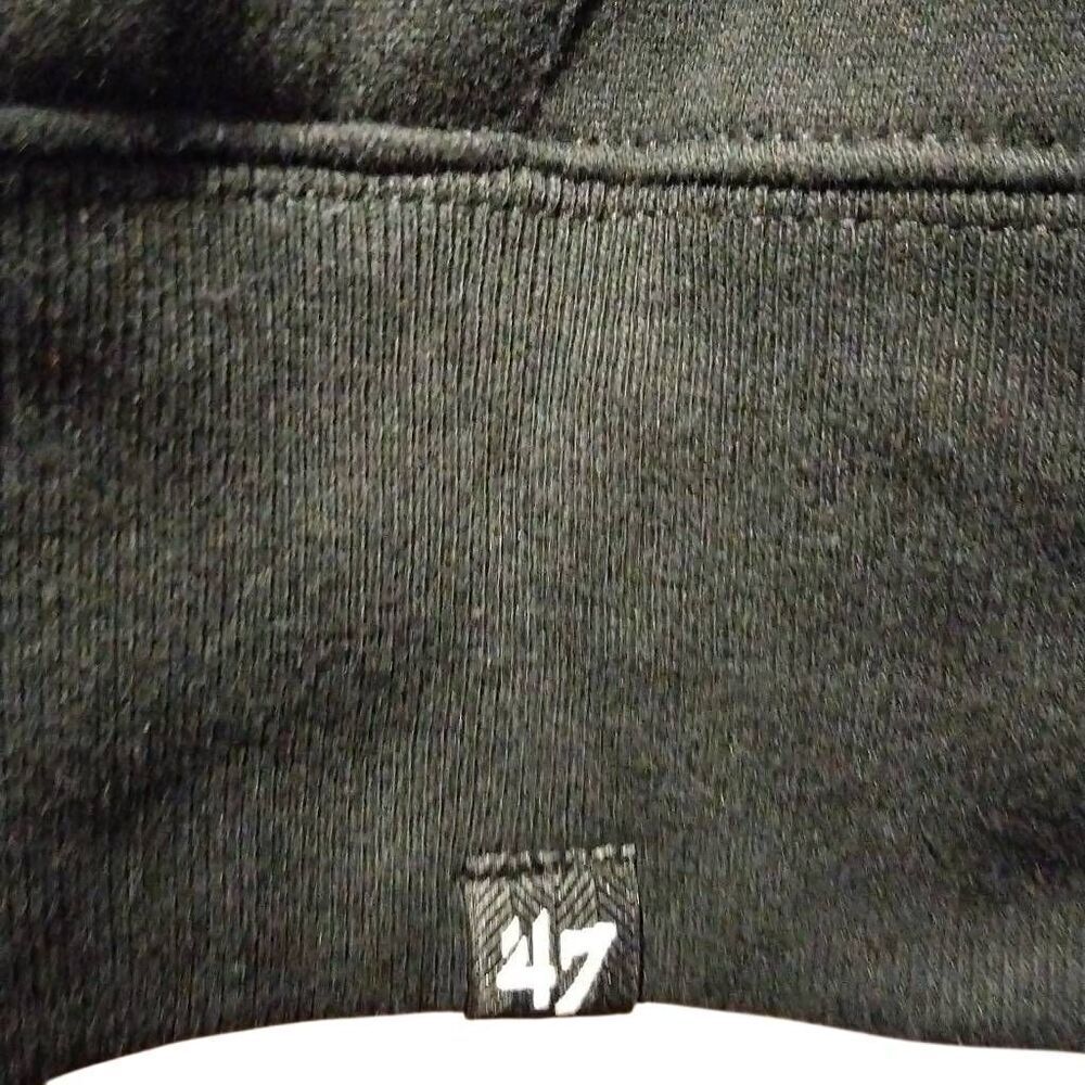 NHL Pittsburgh Penguins Hoodie by '47 Men's Black Kangaroo Pocket - Picture 6 of 10